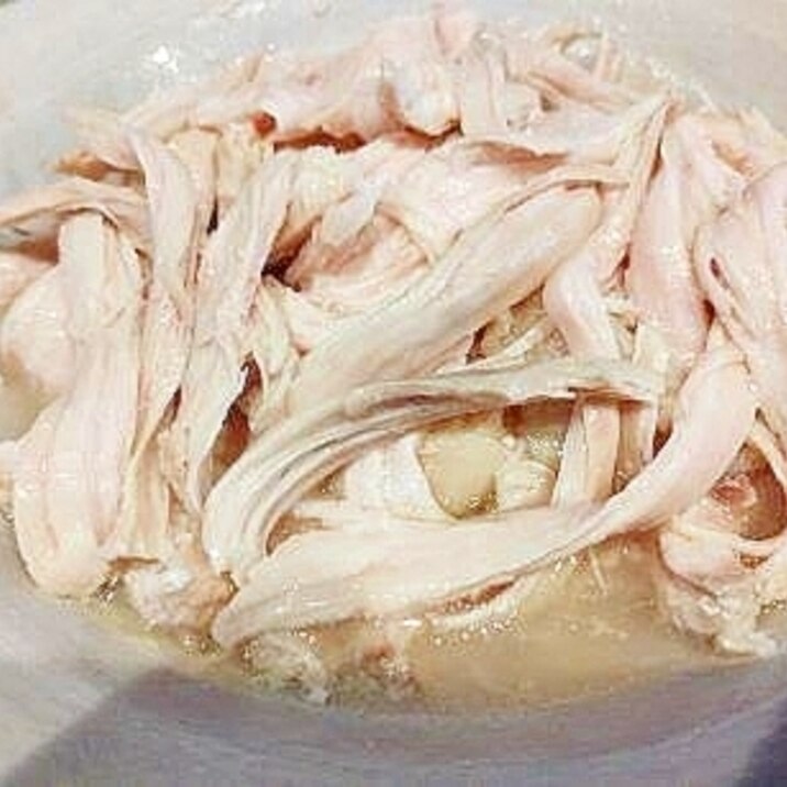 レンジで 蒸し鶏